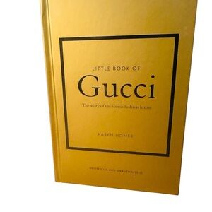 Gucci Gold Hardcover Book
